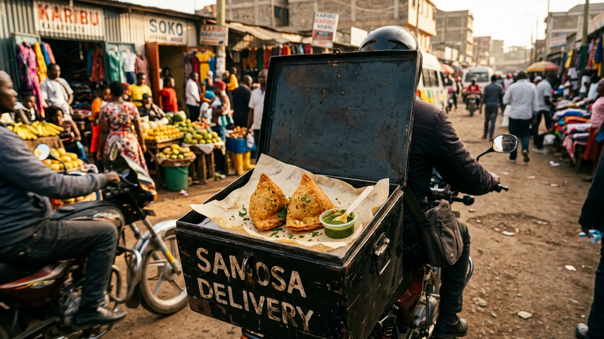 Karibu Munch snack delivery to Nairobi office
